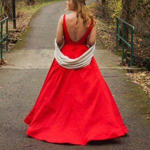 MUST GO MAKE OFFER Sherri Hill Prom Dress - Size 00 - Red Ballgown Style 50404